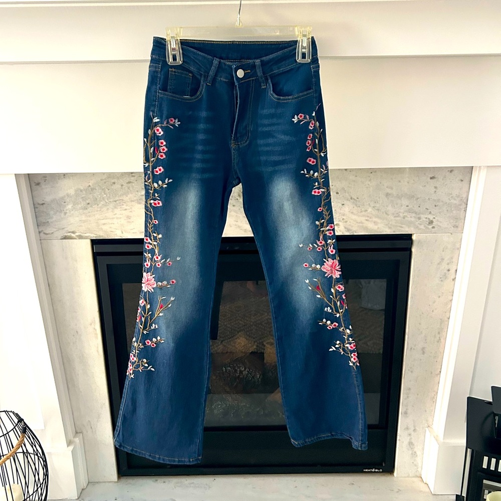 Gorgeous Embroidered Bootcut Jeans
